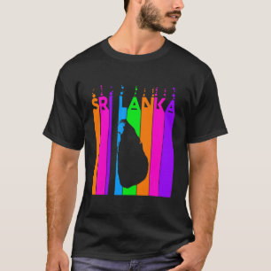Sri Lanka Farbige Blasen T-Shirt