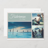 Sri Lanka Fisherman Postcard Postkarte (Vorne/Hinten)