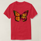 Sri Lanka Flag Butterfly T-Shirt (Design vorne)