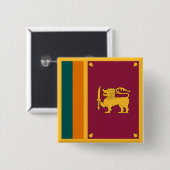 Sri Lanka Flag Button (Vorne & Hinten)