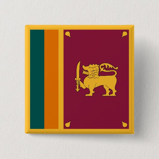 Sri Lanka Flag Button (Vorderseite)
