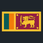 Sri Lanka Flag Fotodruck<br><div class="desc">Patriotic flag of Sri Lanka.</div>