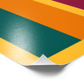 Sri Lanka Flag Fotodruck (Ecke)