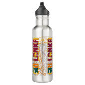 Sri Lanka Flag Gorgetic Patriotic Edelstahlflasche (Rechts)