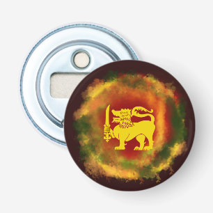 Sri Lanka Flag Lion Design Flaschenöffner