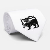 Sri Lanka Flag Lion Krawatte (Gerollt)
