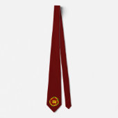 Sri Lanka Flag Lion Krawatte (Vorderseite)