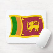 Sri Lanka Flag Mauspad (Mit Mouse)