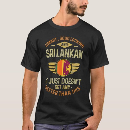 Sri Lanka Flag Proud Sri Lankans Men & Women T-Shirt (Vorderseite)