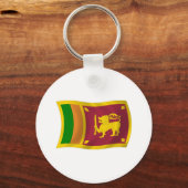 Sri Lanka Flag Schlüsselanhänger (Vorderseite)