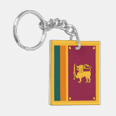 Sri Lanka Flag Schlüsselanhänger (Vorderseite links)