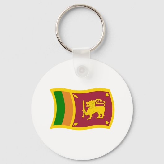 Sri Lanka Flag Schlüsselanhänger (Vorderseite)