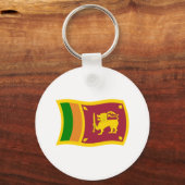 Sri Lanka Flag Schlüsselanhänger (Vorderseite)