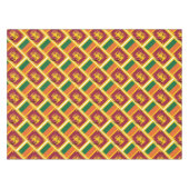 SRI LANKA Flag Stilvoll Patriotic Geometric Tischdecke (Vorderseite (Horizontal))