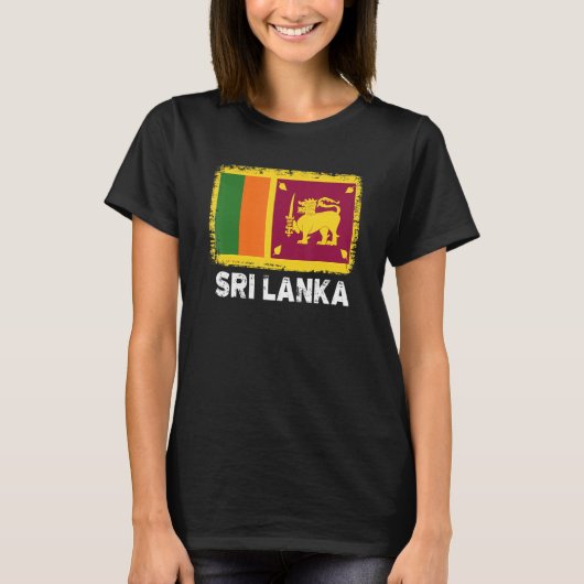 Sri Lanka Flag Support Sri Lankan People Women M T-Shirt (Vorderseite)