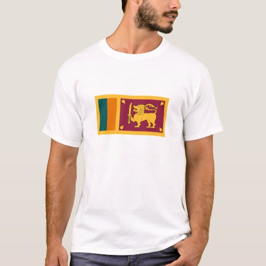 Sri Lanka Flag T-Shirt (Vorderseite)