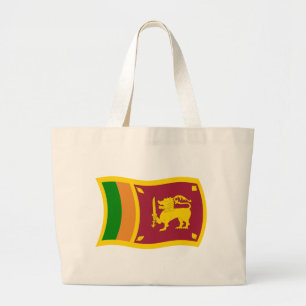 Sri Lanka Flag-Tasche Jumbo Stoffbeutel