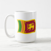 Sri Lanka Flag-Tasse Kaffeetasse (Links)
