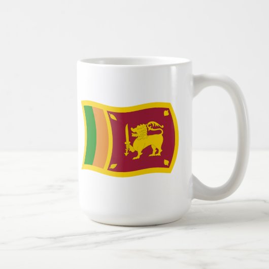 Sri Lanka Flag-Tasse Kaffeetasse (Rechts)