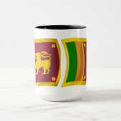 Sri Lanka Flag-Tasse Tasse (Zentrum)