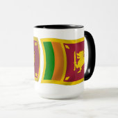 Sri Lanka Flag-Tasse Tasse (VorderseiteRechts)