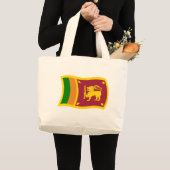 Sri Lanka Flag Totbeutel Jumbo Stoffbeutel (Vorderseite (Produkt))