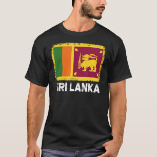 Sri Lanka Flag Unterstützung der sri-lankischen Be T-Shirt