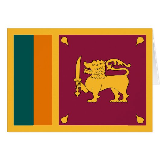 Sri Lanka-Flagge (Vorderseite (Horizontal))
