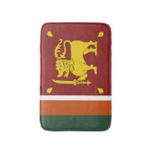 Sri Lanka-Flagge Badematte (Vorderseite Vertikal)