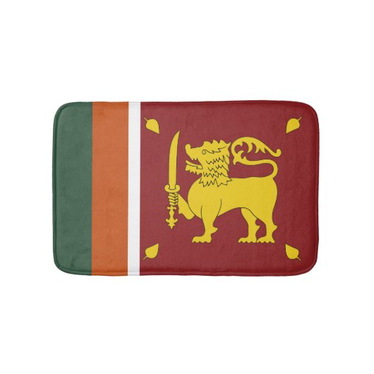 Sri Lanka-Flagge Badematte (Vorderseite)