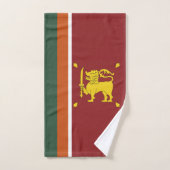 Sri Lanka-Flagge Badhandtuch Set (Handtuch)