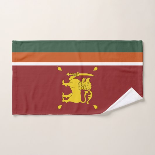 Sri Lanka-Flagge Badhandtuch Set (Handtuch)