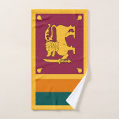Sri Lanka-Flagge Badhandtuch Set (Handtuch)