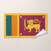 Sri Lanka-Flagge Badhandtuch Set (Handtuch)