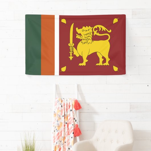Sri Lanka-Flagge Banner (Insitu)