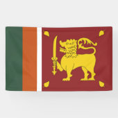 Sri Lanka-Flagge Banner (Horizontal)