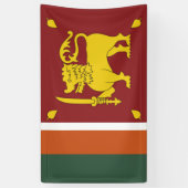 Sri Lanka-Flagge Banner (Vertikal)