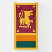 Sri Lanka-Flagge Banner (Vertikal)