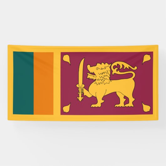 Sri Lanka-Flagge Banner (Horizontal)