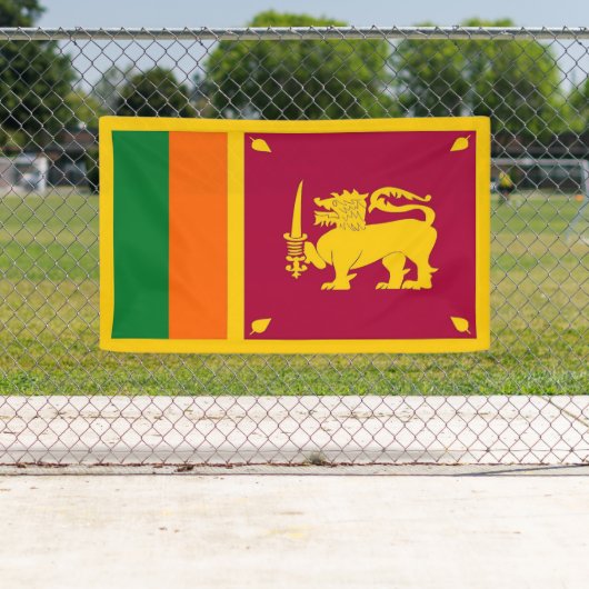 Sri Lanka-Flagge Banner (Insitu)
