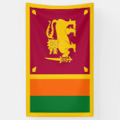 Sri Lanka-Flagge Banner (Vertikal)