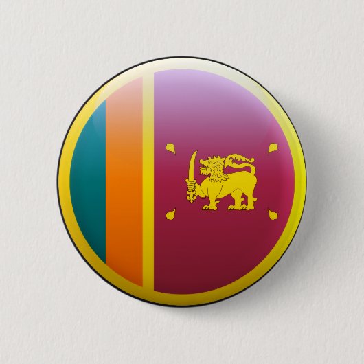 Sri Lanka Flagge Button (Vorderseite)