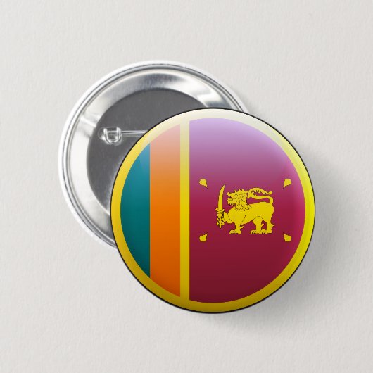 Sri Lanka Flagge Button (Vorne & Hinten)