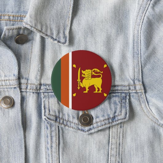 Sri Lanka-Flagge Button (Beispiel)