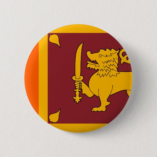 Sri Lanka Flagge Button (Vorderseite)