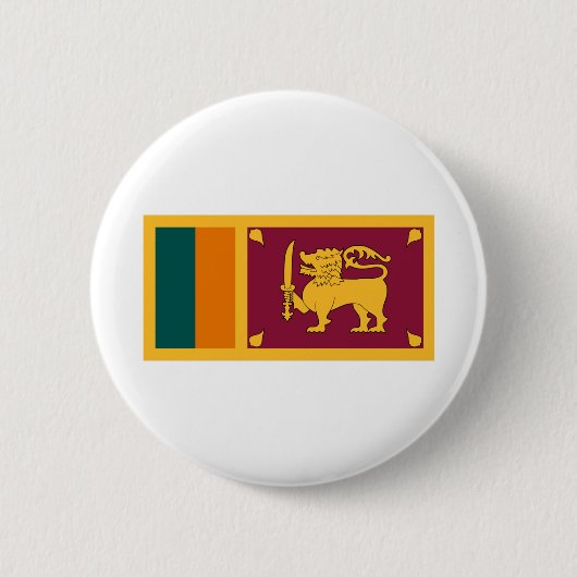 Sri Lanka-Flagge Button (Vorderseite)