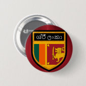 Sri Lanka-Flagge Button (Vorne & Hinten)