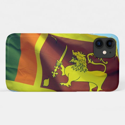 Sri-lanka-Flagge Case-Mate iPhone Hülle (Rückseite (Horizontal))