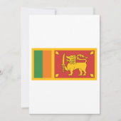 Sri Lanka-Flagge Einladung (Vorderseite)
