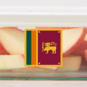 Sri Lanka-Flagge Etiketten (Befestigt)